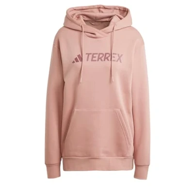 Abbildung von adidas Sportswear Terrex Multi Large LOGO Kapuzenpullover, Damen, Größe: XS, Warm clay