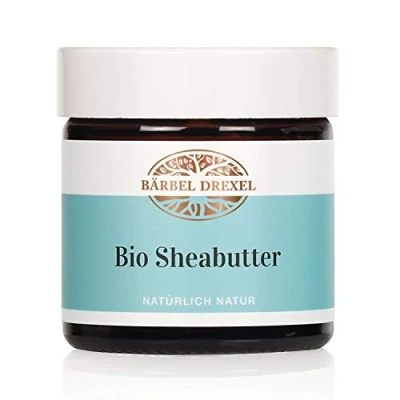 Abbildung von BÄRBEL DREXEL® Sheabutter Bio Unraffiniert Kaltgepresst (50ml) Rein &amp; Natürlich, Pur Vegane Herstellung Deutschland Premium Shea Butter Parfümfrei Körperbutter