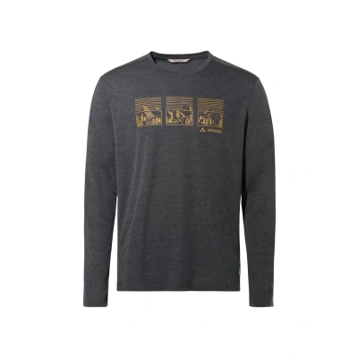 Abbildung von Vaude Rosemoor Langarmshirt, Herren, Größe: 56, Black savanna