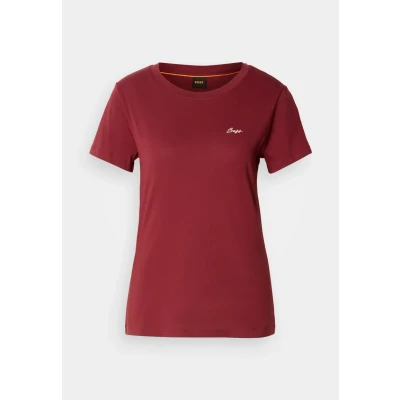 Abbildung von BOSS Tshirt basic, Damen, Größe: Small, Dark red