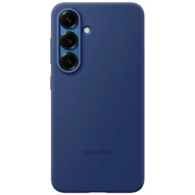 Abbildung von Samsung Silikon Back Cover Blau Galaxy S25