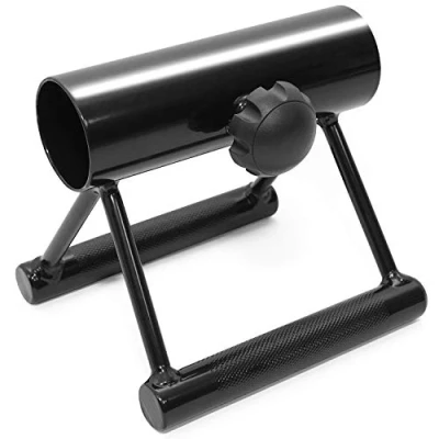 Abbildung von Yes4All FLKJ Unisex Erwachsene Row Befestigung mit Diamant Double D Landmine passend für 5 cm Olympic Bars, Gerändelter Griff