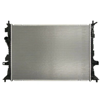 Abbildung von NISSENS 606404 Kühler, Motorkühlung Aluminium 670 470 16 Kühlrippen gelötet