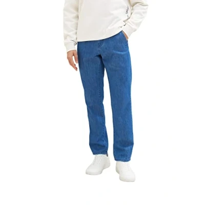 Abbildung von TOM Tailor JOSH Jeans Straight Leg, Herren, Größe: 33x34, Clean mid stone/blue denim
