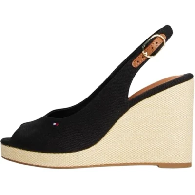 Abbildung von Tommy Hilfiger FLAG Plateaupumps, Damen, Größe: 40, Black Schuhe