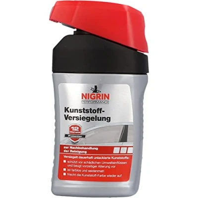 Abbildung von NIGRIN Performance Kunststoff Tiefenversiegelung, für unlackierte Kunststoffe, versieglt dauerhaft, 300 ml