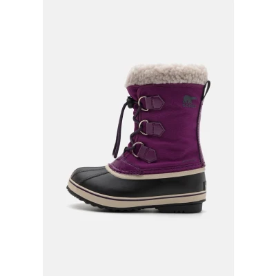 Abbildung von Sorel YOOT PAC WP Unisex Schnürstiefel für Kinder, Größe: 32, Wild iris/dark plum Schuhe