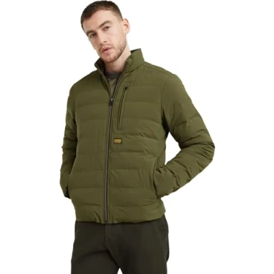 Abbildung von G Star RAW Men&#039;s Foundation Liner Jacke Jackets, Grün (Shadow Olive D24276 D518 B230), S