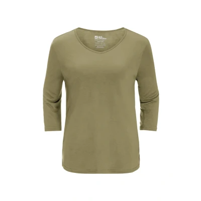 Abbildung von Jack Wolfskin MOLA 3/4 Langarmshirt, Damen, Größe: Medium, Bay leaf