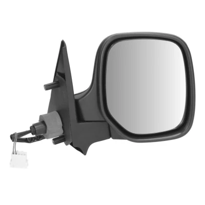 Abbildung von Außenspiegel Tyc 305 0113 rechts schwarz Einstellung: Seilzug, konvex, beheizbar PEUGEOT: Partner I Van, CITROËN: Berlingo / First Van