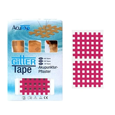 Abbildung von AcuTop Typ C, Gitter Tape, pink 40 Tapes, Akupunktur Pflaster, Gitterpflaster