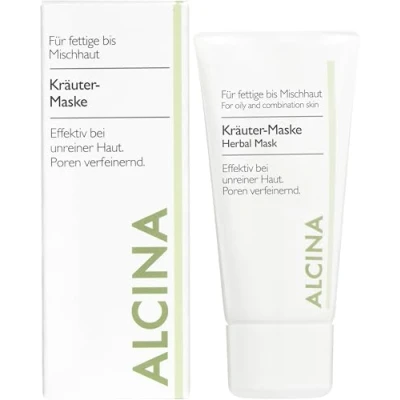 Abbildung von ALCINA Kräuter Maske 1 x 50 ml Fettige Haut Lässt die Poren verfeinernd erscheinen Mildert Rötungen Effektiv bei unreiner Mit Kaolin, Salbei und Lavendelöl