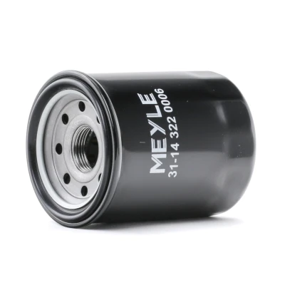 Abbildung von MEYLE 31 14 322 0006 Ölfilter M20x1,5 ORIGINAL Quality mit einem Rücklaufsperrventil Anschraubfilter HONDA: Jazz 3, CIVIC 8 Hatchback, CR V 3