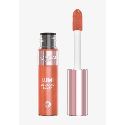 Abbildung von L&#039;Oréal Paris Flüssiger Blush mit einem frisch schimmernden Farbglanz, Für alle Hauttypen, Farbintensiver Glow, Lumi Le Liquid Blush, Glowy Warm Peach 627, 10 ml
