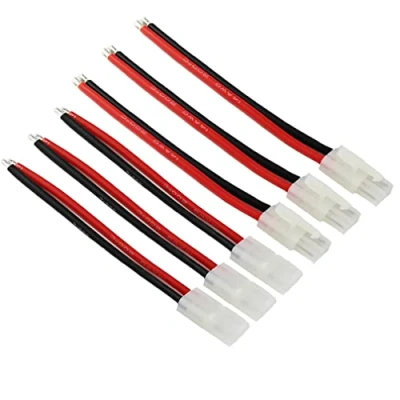 Abbildung von Boladge 3 Pairs RC Männlich und Buchse Batterie Steckverbinder Adapter Kabel mit 20CM 14AWG Silikonkabel für Tamiya Stecker