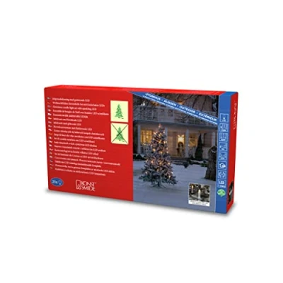 Abbildung von LED Lichterkette Topbirnen IP44 amber 25 flammig