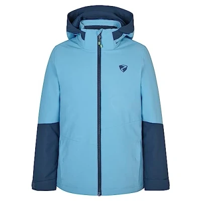 Abbildung von Ziener AVAK Snowboardjacke für Kinder, Größe: 128, Morning blue