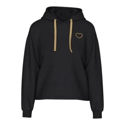 Abbildung von PIECES Pcchilli Ls Heart Hoodie Noos Bc