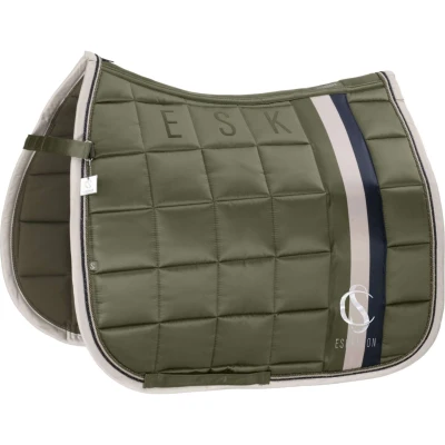 Abbildung von Eskadron Schabracke Classic Sports Big Square Mattgloss Dressur Dusty OliveVerkauft von Agradi