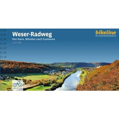 Abbildung von Weser Radweg: Von Hann. Münden nach Cuxhaven, 1:50.000, 520 km, GPS Tracks Download, LiveUpdate (Bikeline Radtourenbücher)