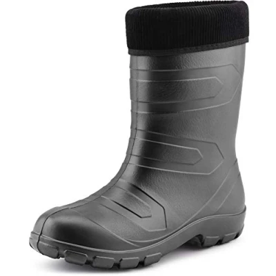 Abbildung von Ladeheid Damen Thermo Eva Gummistiefel federleicht LALMG879 (Graphite/Schwarz, 36 EU)