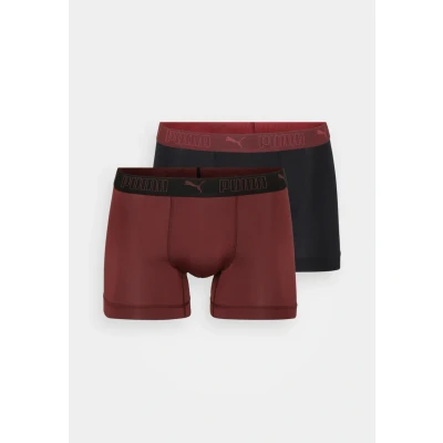 Abbildung von Puma MEN Sport 2 PACK Boxerbriefs, Herren, Größe: XL, Bordeaux/black