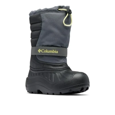 Abbildung von Columbia Youth Powderbug Unisex Snowboardschuh für Kinder, Größe: 39, Dark grey/black Schuhe