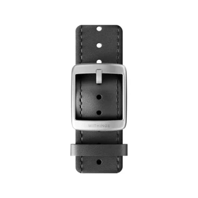 Abbildung von WITHINGS Premium Lederarmband für ScanWatch, Steel HR, HR Sport, Move ECG, und