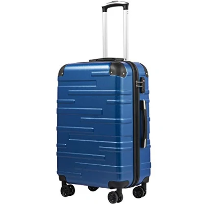 Abbildung von COOLIFE Hartschalen Koffer Rollkoffer Reisekoffer Vergrößerbares Gepäck (Nur Großer Erweiterbar) ABS Material mit TSA Schloss und 4 Rollen