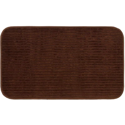 Abbildung von Gözze Rutschfester Weicher Badeteppich, 100% Polyester, 60 x 100 cm Schokolade