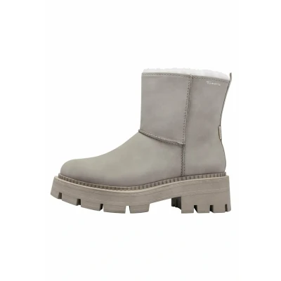Abbildung von Tamaris Plateaustiefelette, Damen, Größe: 37, Grey Schuhe