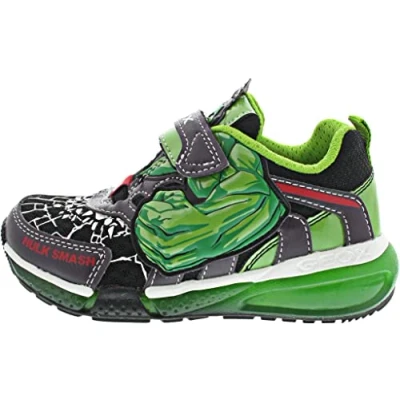 Abbildung von Geox J BAYONYC Boy Sneaker, Black/Green, 34 EU