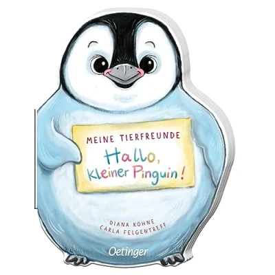 Abbildung von Meine Tierfreunde. Hallo, kleiner Pinguin!: Konturgestanztes Kinderbuch ab 1 Jahr mit antarktischen Tieren