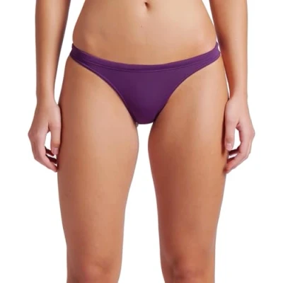 Abbildung von arena Damen Women&#039;s Team Bottom Solid Two Piece Swimsuit, Plum Bright Coral, 34 EU