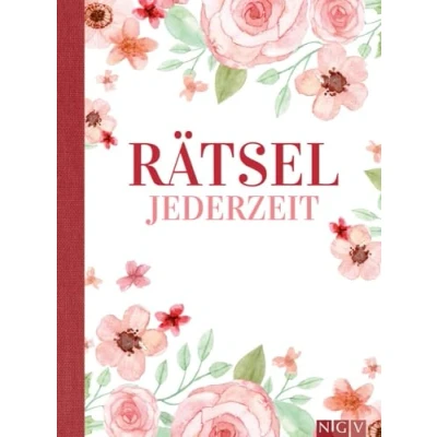 Abbildung von Rätsel jederzeit: Schön gestaltet und superknifflig. Rätselbuch für Erwachsene Geschenkidee (Blütenträume Rätsel)