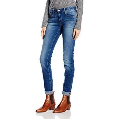 Abbildung von Mavi Adriana Jeans Skinny Fit, Damen, Größe: 30x28, Deep shadded