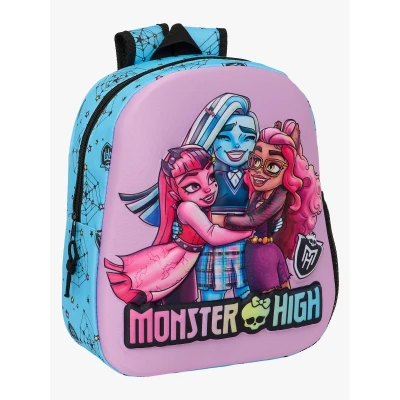 Abbildung von Monster High 3D Kinder Rucksack 8,5L, Blau/Lila