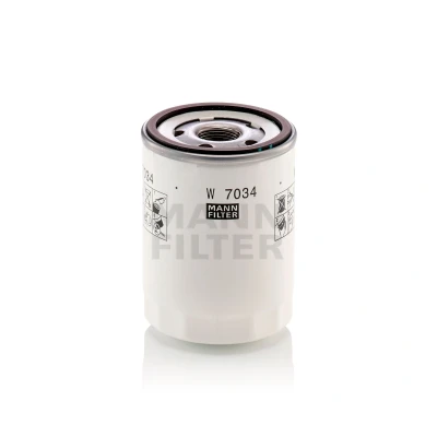 Abbildung von MANN FILTER W 7034 Ölfilter M 22 X 1.5 6H mit einem Rücklaufsperrventil Anschraubfilter FORD: Transit V363 Van, Custom V362 Minibus