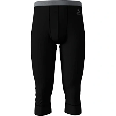 Abbildung von Odlo Herren Funktionsunterwäsche 3/4 Hose 100% MERINO 200 GRAMM, black, S