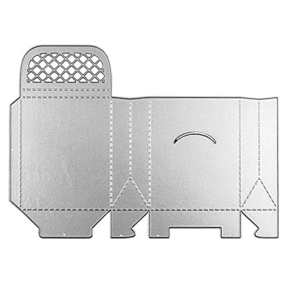 Abbildung von Ideen mit Herz Stanzschablone, Faltschachtel 2, 17,5cm x 12,2cm