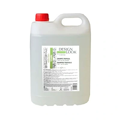 Abbildung von DESIGN LOOK Tropical Shampoo Leichtes, lebendiges Haar Kontrollierter pH Wert Frischer tropischer Duft Feuchtigkeitsspendend Alle Haartypen 5 l