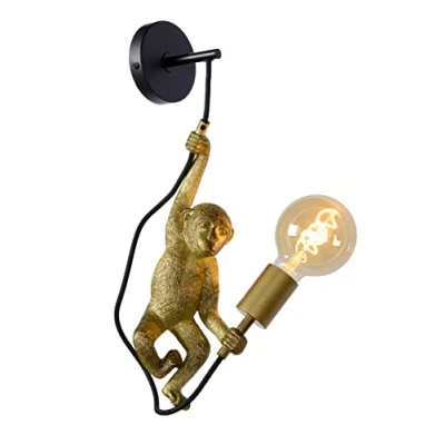 Abbildung von LUCIDE EXTRAVAGANZA CHIMP Wandleuchte 1xE27 Schwarz