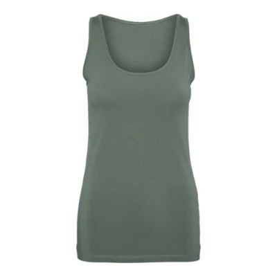 Abbildung von VERO MODA Damen VMLULU Long Tank TOP JRS GA NOOS Tanktop, Laurel Wreath, X Large