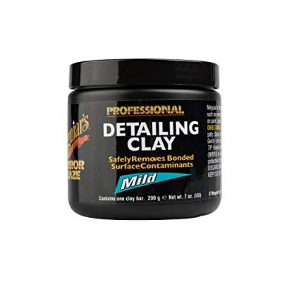 Abbildung von Meguiar&#039;s C2000 Spiegelglasur, milde, sichere Entfernung von verklebten Oberflächenschadstoffen 200 ml Tonriegel