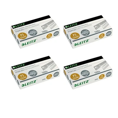 Abbildung von Leitz Heftklammer, 24/6 mm, verzinkt, 1000 Stück (4er Pack)