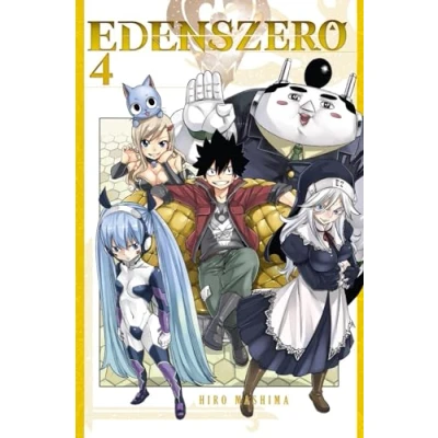 Abbildung von Edens Zero 4: Action, galaktische Abenteuer und eine blaue Katze Cooler Weltraum Epos vom Fairy Tail Zeichner!
