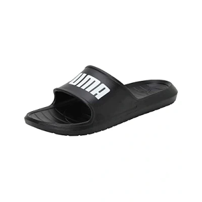 Abbildung von PUMA Unisex Divecat V2 Lite Slide Sandal, Black White, 39 EU