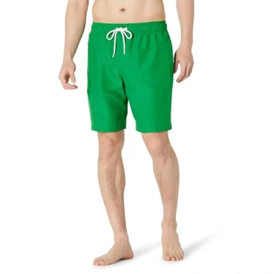Abbildung von Amazon Essentials Herren Schnelltrocknende 23 cm Badehose, Dunkelgrün, XXL