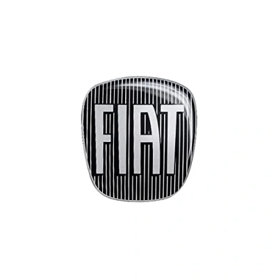 Abbildung von Fiat 14186E 3D Aufkleber Logo Grande Punto, Hinten, Schwarz, 71 x 65 mm