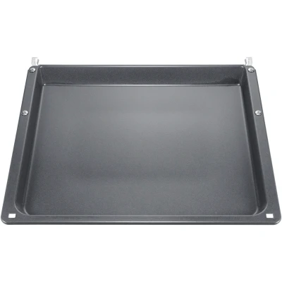 Abbildung von Bosch HEZ541000 / universelles Backblech für Backwagen emailliert 40 x 45,5 3 cm (L B H) spülmaschinengeeignet robust kratzunempfindlich grau